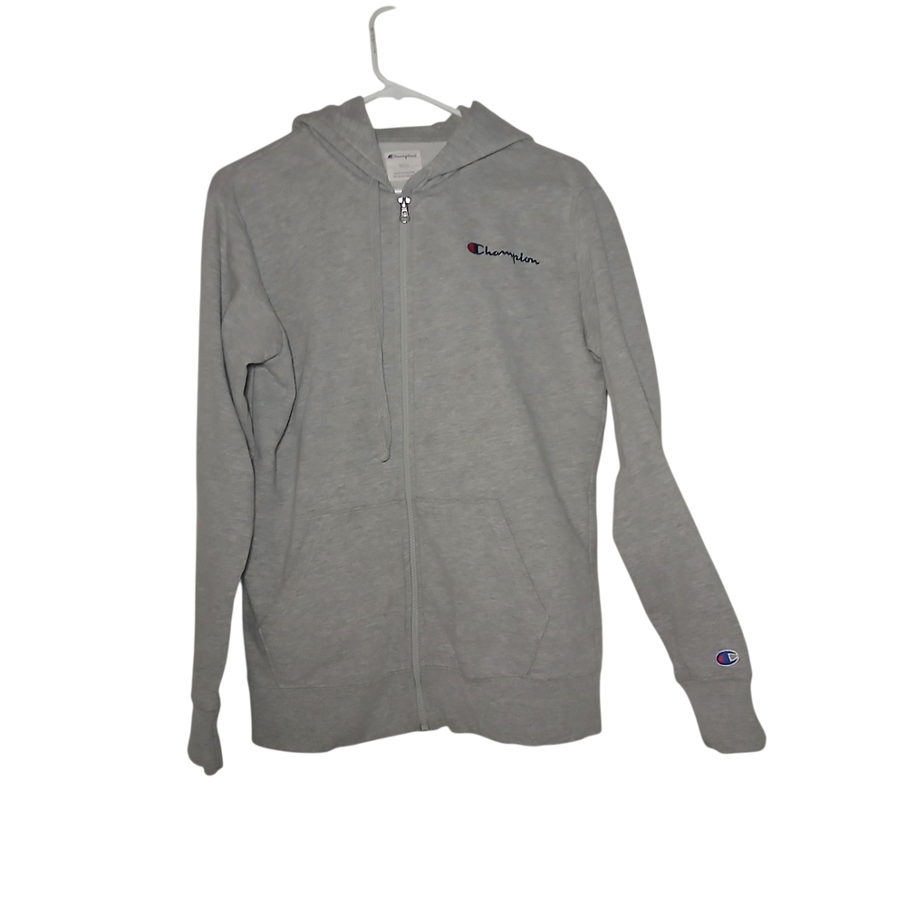 Champion Gray Zip-Up Hoodie